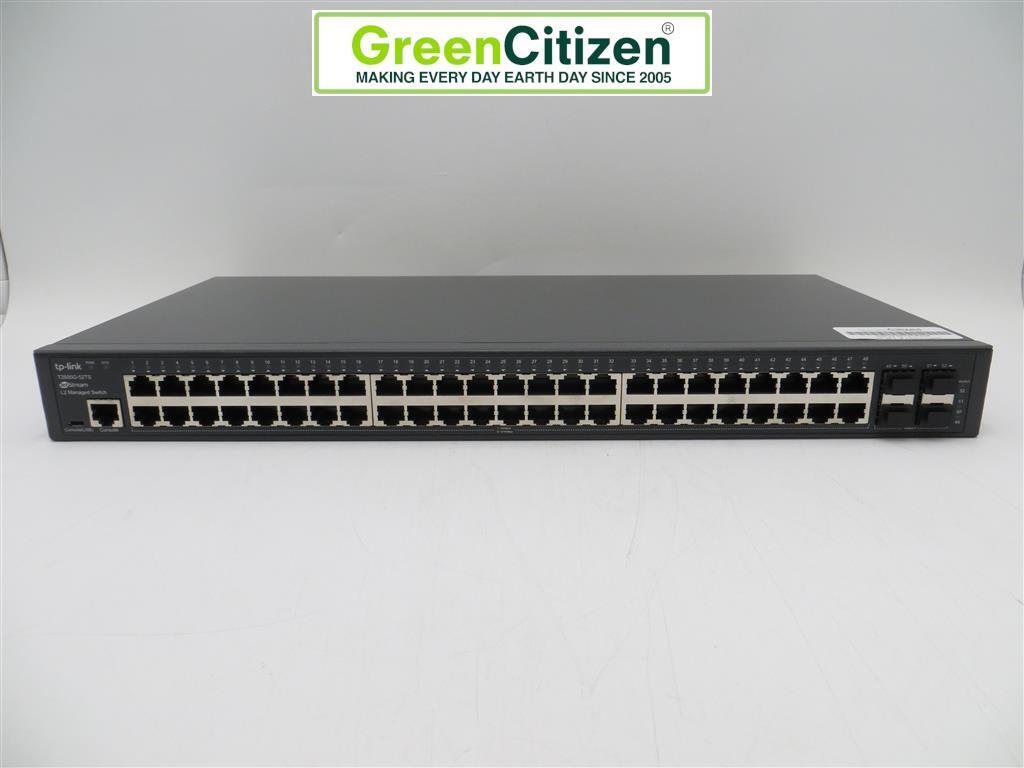 TP-Link T2600G-52TS TL-SG3452 JetStream 48 Port GbE L2 Managed Switch 4xSFP
