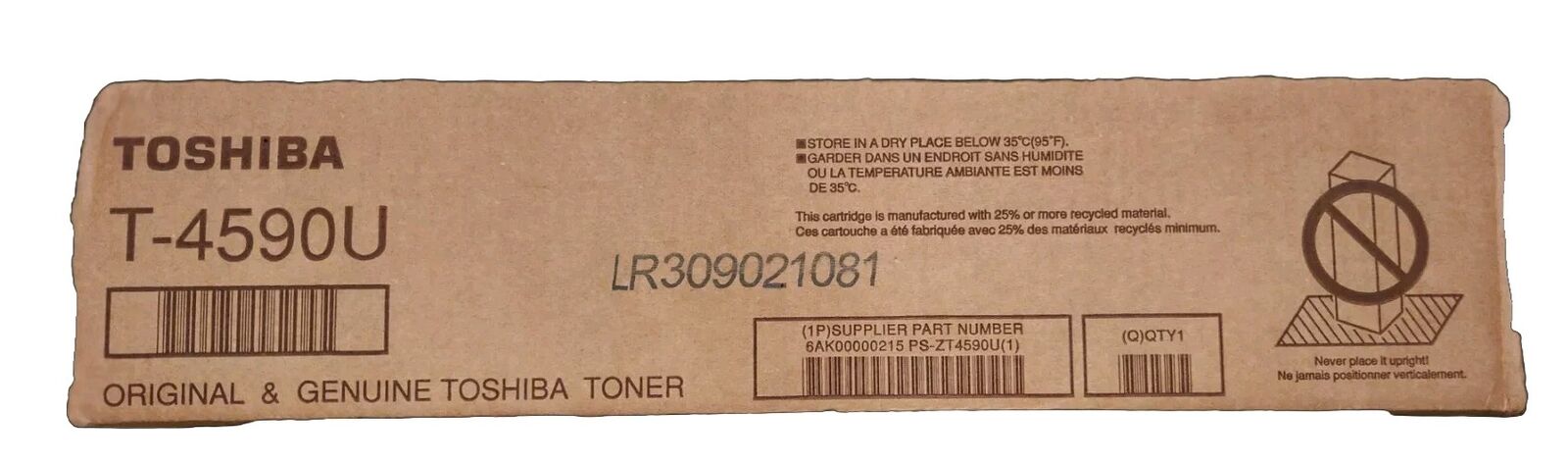 Toshiba T-4590U T4590 Black Toner Cartridge OEM