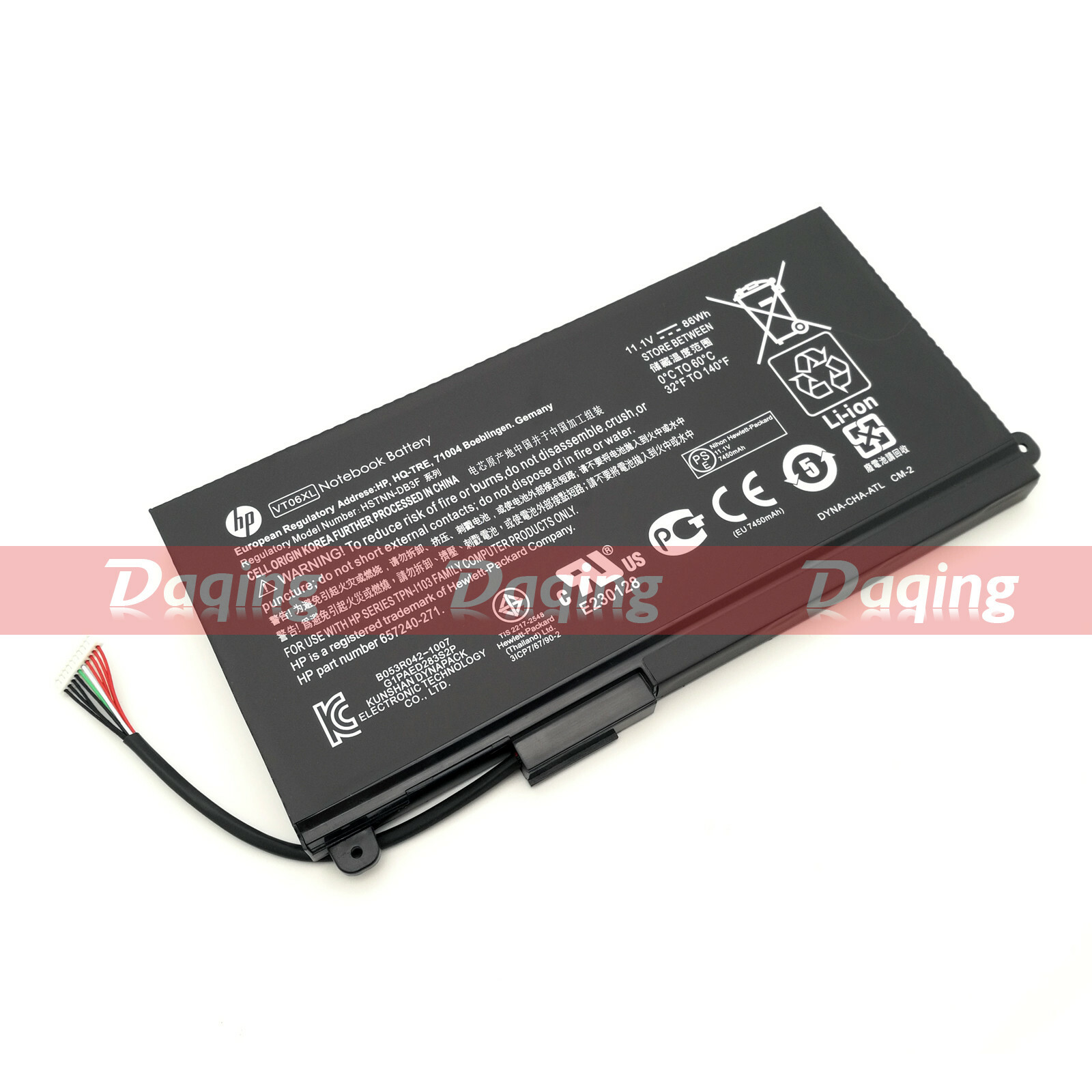 New Original VT06XL Battery for HP Envy 17-3000 HSTNN-DB3F 657240-171 657503-001