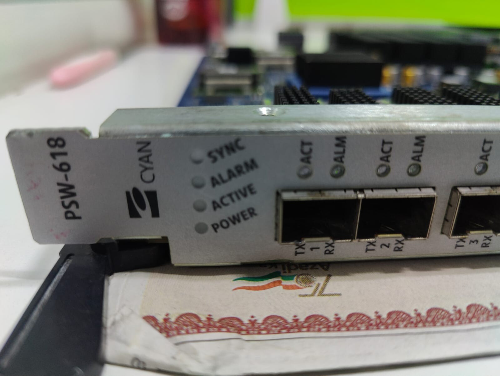 800-0123-01, CYAN / CIENA Z SERIES PSW-618 MODULE