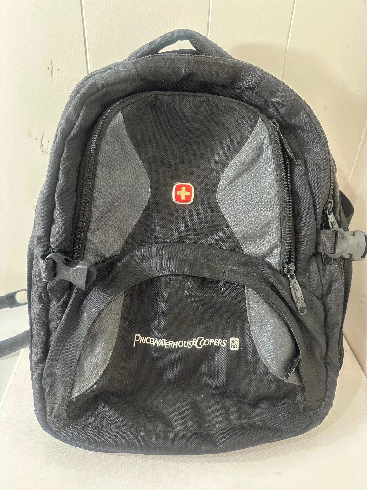 SwissGear SA1908 ScanSmart Laptop Backpack PwC PricewaterhouseCoopers Bag 17"