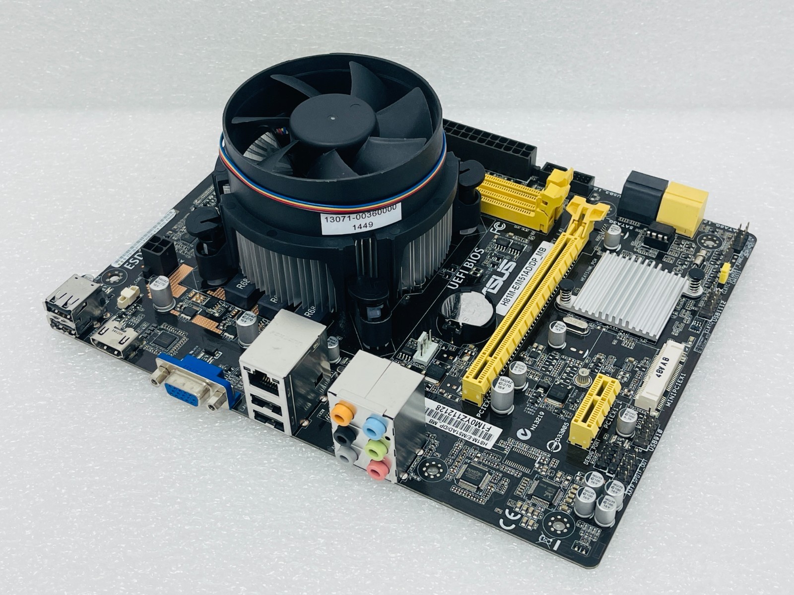 USED - ASUS H81M-E/M51AD/DP_MB MicroATX LGA1150 DDR3 2-Slot UEFI HDMI VGA