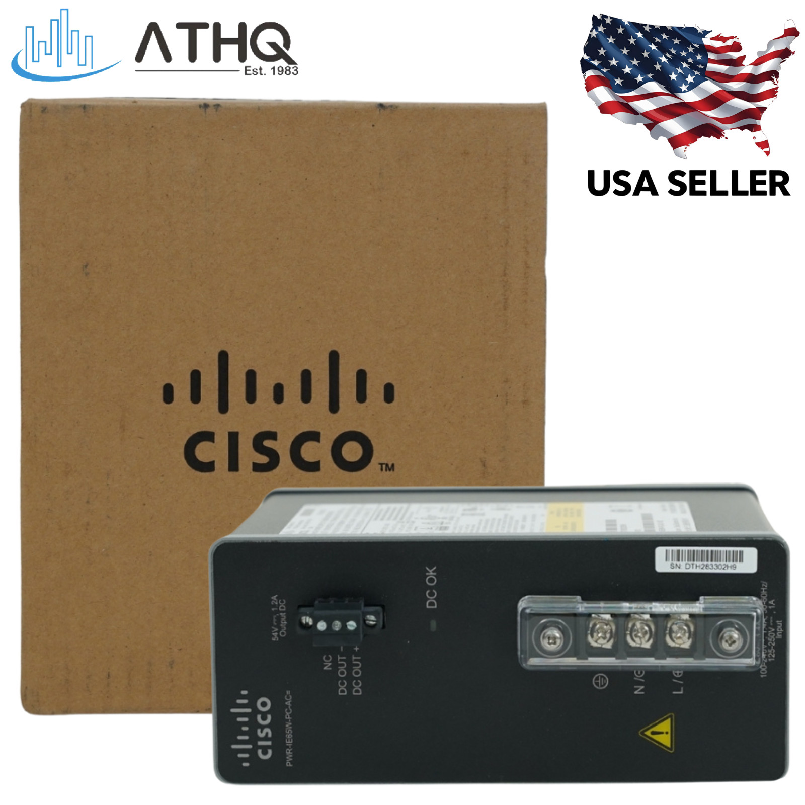 Cisco PWR-IE65W-PC-AC 65W AC/DC Power Module Industrial Switches 2 Year Warranty