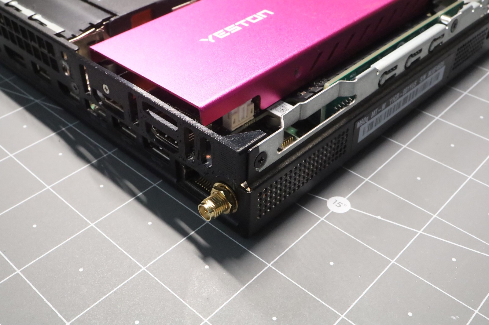Lenovo M90q GPU Bracket IO Shield for Yeston Nvidia RTX 3050 Low Profile