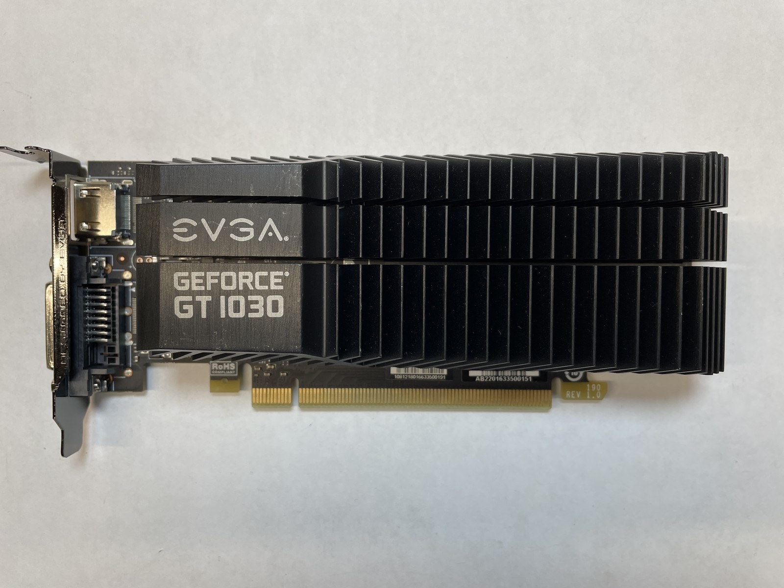 EVGA NVIDIA GeForce GT 1030 2GB GDDR5 DVI HDMI PCIe Graphics Card 02G-P4-6332-KR
