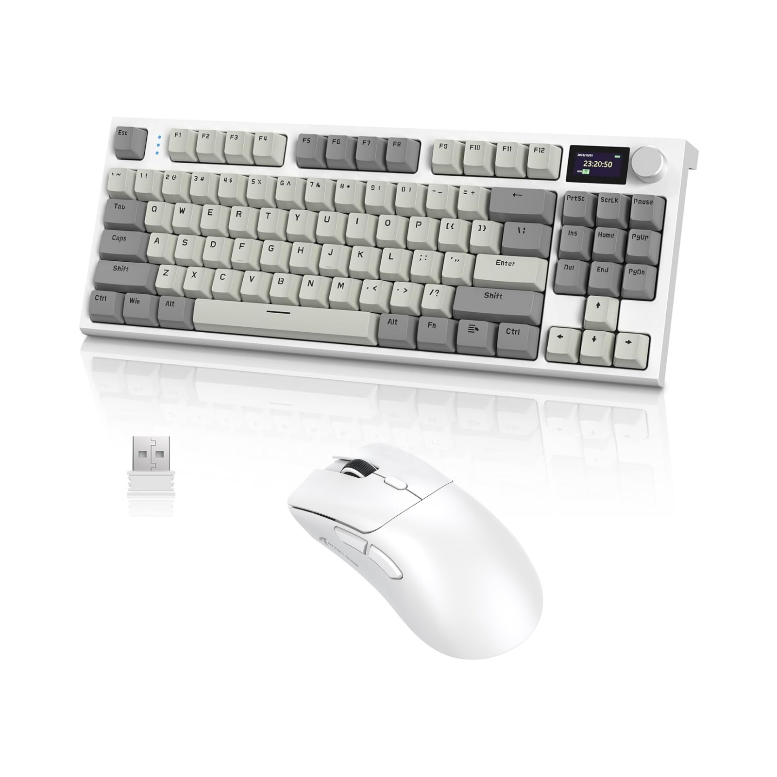 ATTACK SHARK K86+R1 Tri-mode Mechanical Hot-swap Socket keyboard and mouse  Set