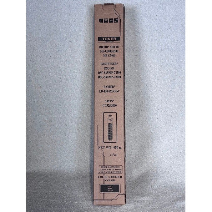 Ricoh Aficio MP-C2000/2500/C3000 Black Toner Cartridge RIC-C2000-T-CTG-B