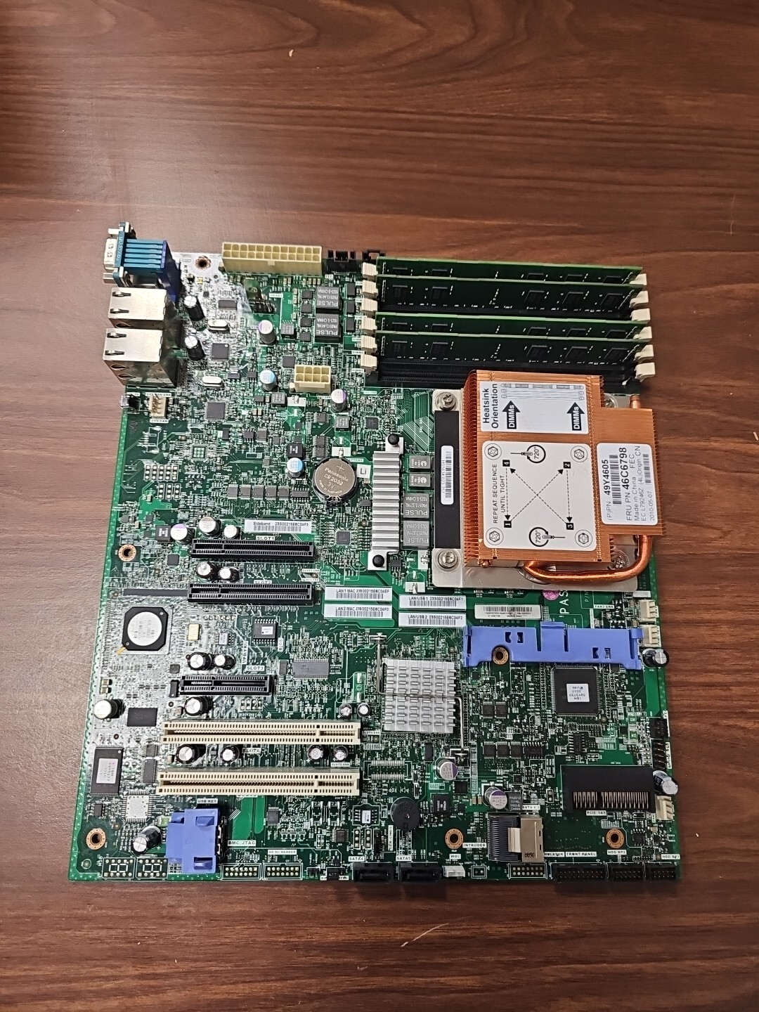 IBM x3200 M3 Server Motherboard - 69Y1013 69Y5223 + XEON X3430 + 4G RAM DDR3