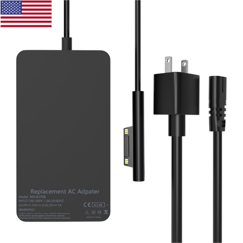 Power Supply For Microsoft 65W AC Adapter Charger 17o6 Surface Pro 3 4 5 6 7 8 9