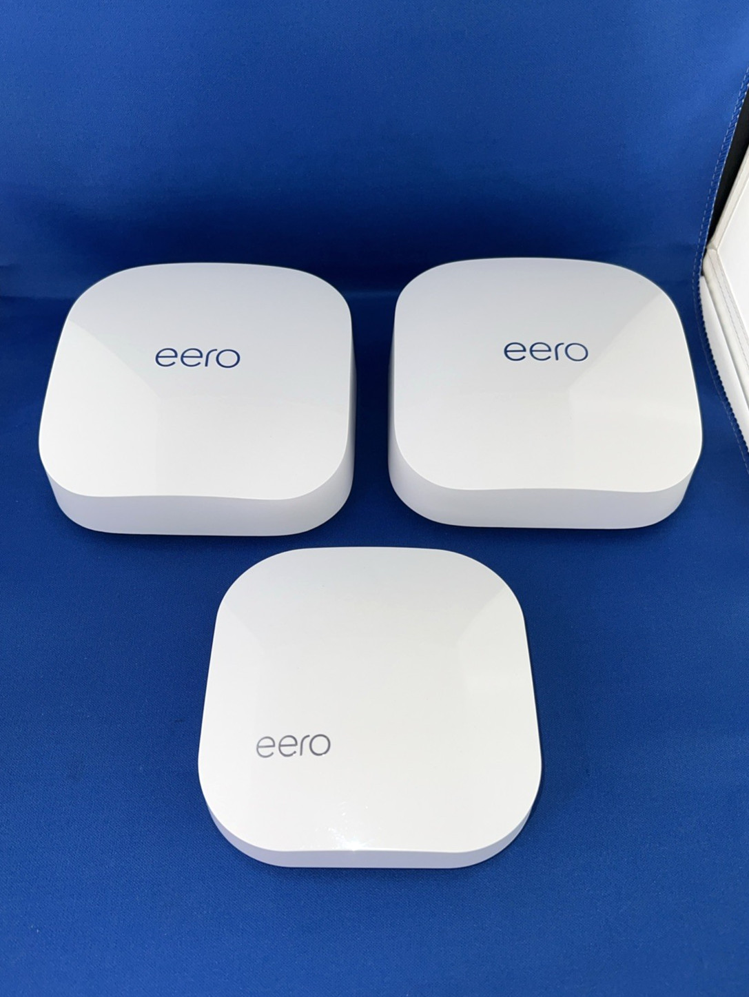 LOT 3x eero Pro 6E Tri-Band Mesh WiFi 6E Router B010001 S010001 w/3x AC Bundle
