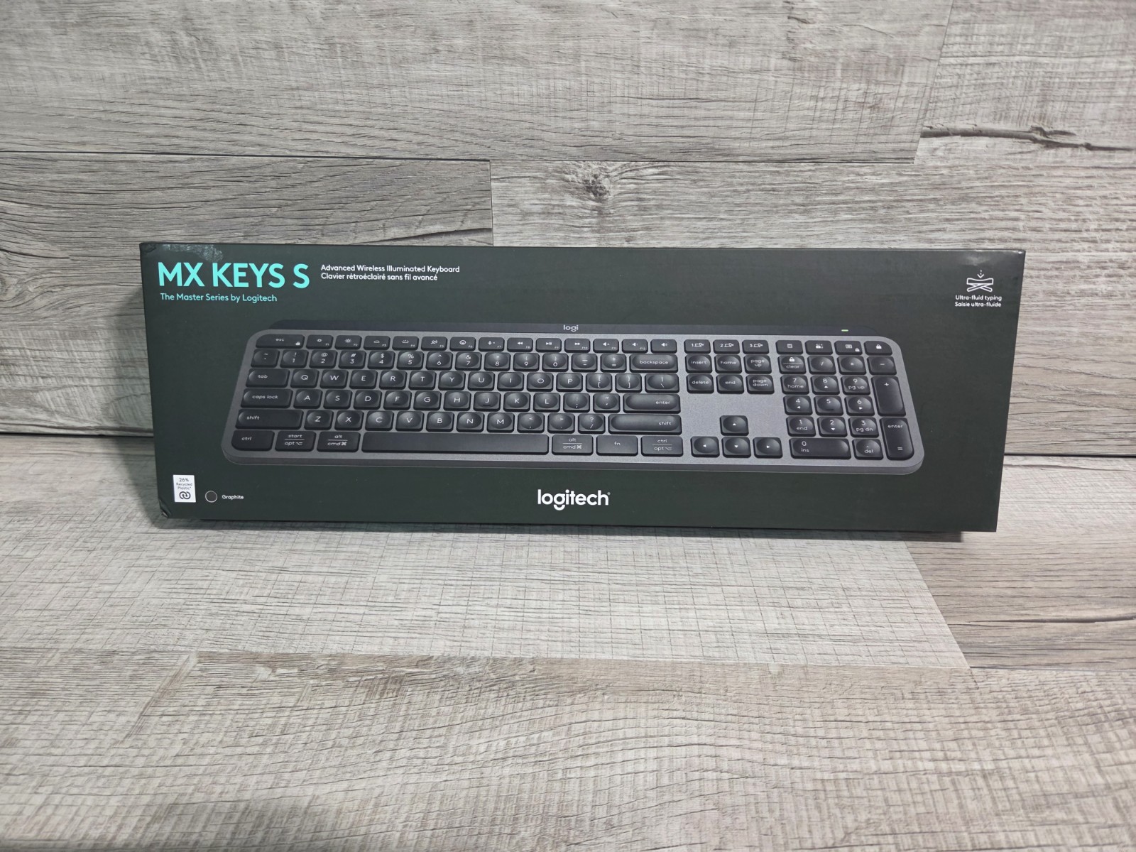 NEW /SEALED Logitech MX Keys S Advanced Wireless Illuminated Keyboard LowProfile
