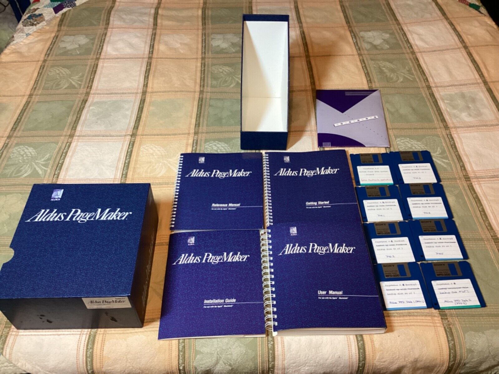 Aldus PageMaker Version 3.0 Vintage Manuals & Software