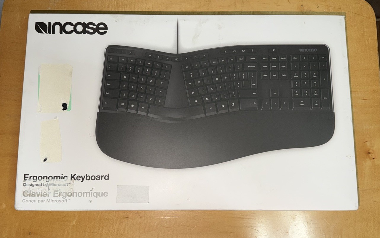 Incase Ergonomic Keyboard Designed by Microsoft- Open Box