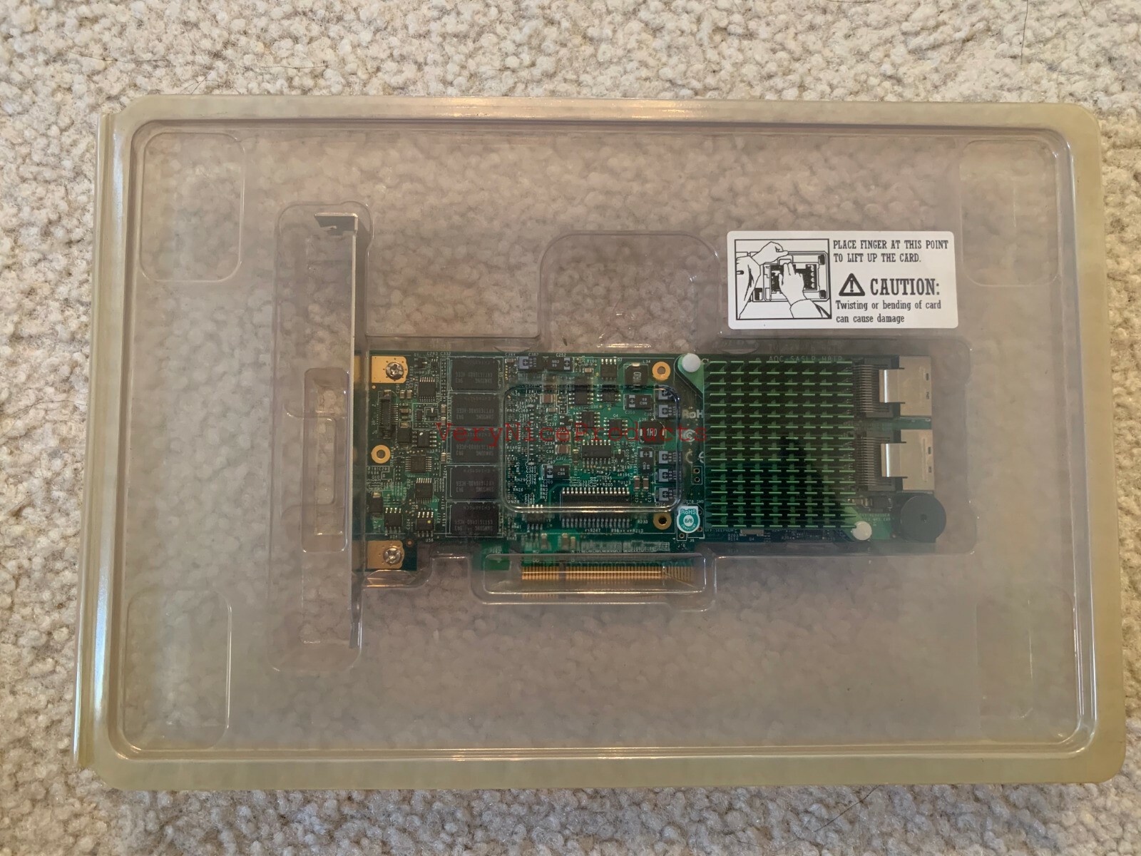 Supermicro AOC-SASLP-H8iR 8-port PCIe RAID Adapter SAS/SATA 512MB 3Gb/s