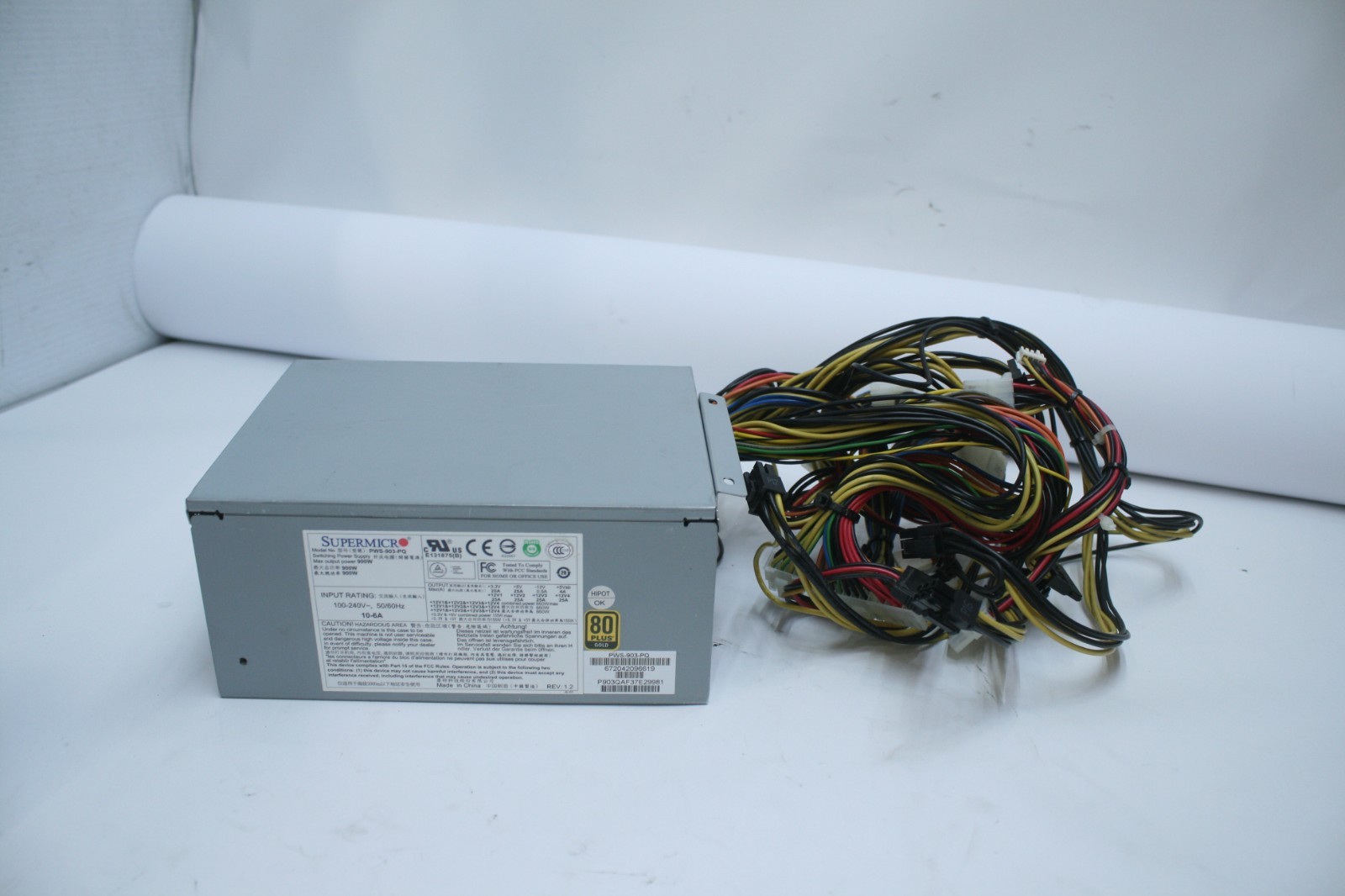 SuperMicro PWS-903-PQ 900W Multi-Output PS2/ATX 80-Plus Gold Power Supply PSU T7