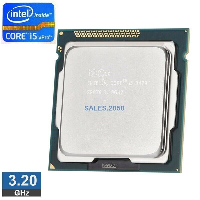 Intel® Core i5-3470 VPro Quad-Core @ 3.20Ghz CPU SR0T8