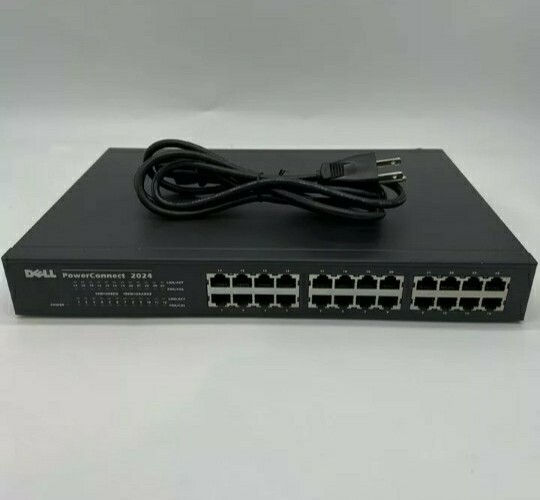 Dell PowerConnect 2024 24-Port 10/100Mbps Ethernet Switch Used in good condition