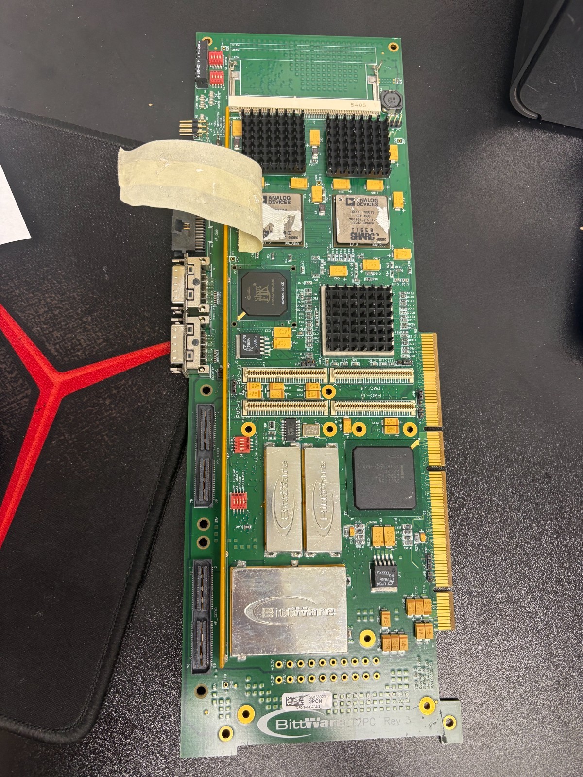 BittWare T2PC Rev 3 Quad ADSP-TS201 TigerSHARC PCI-X Board T2PC-460-307-110-8