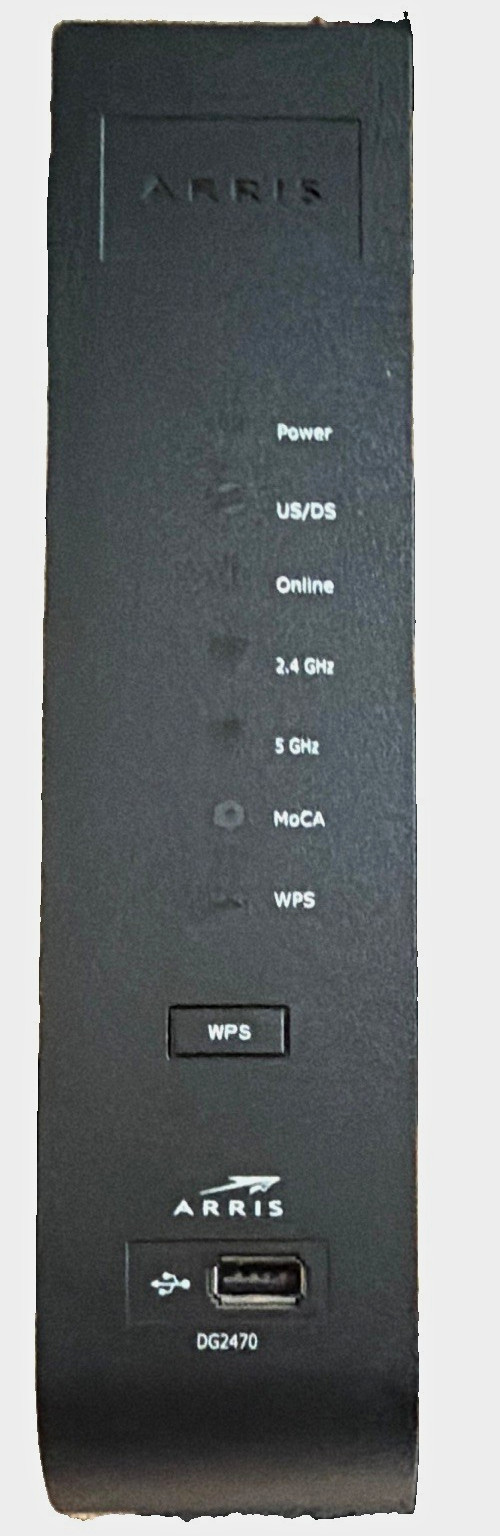ARRIS DG2470A DOCSIS 3.0 Cable Modem Router Dual-Band WiFi
