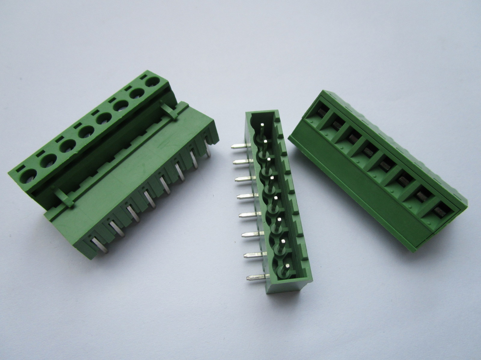 120 pcs 5.08mm Close Angle 8 pin Screw Terminal Block Connector Pluggable Type