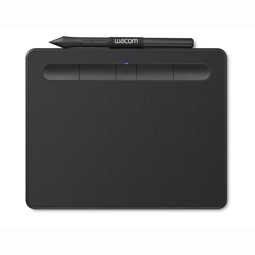 Wacom Intuos Small Wireless Graphics Tablet - Black, Certified Refurbished 