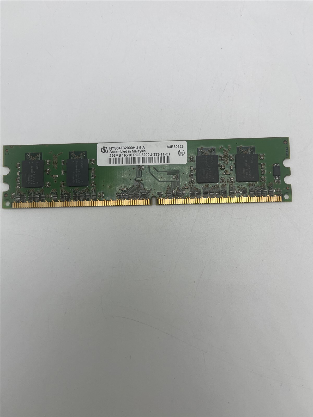 Infineon 256MB 1Rx8 PC2-3200HU-333-11-C1 RAM