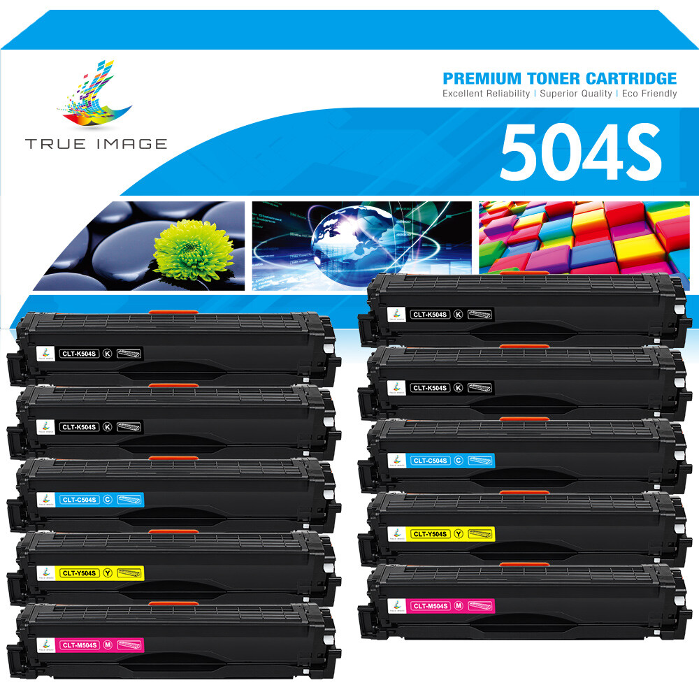 10x CLT 504S 504 Color Toner Compatible With Samsung CLP-415NW CLX-4195FW C1810W
