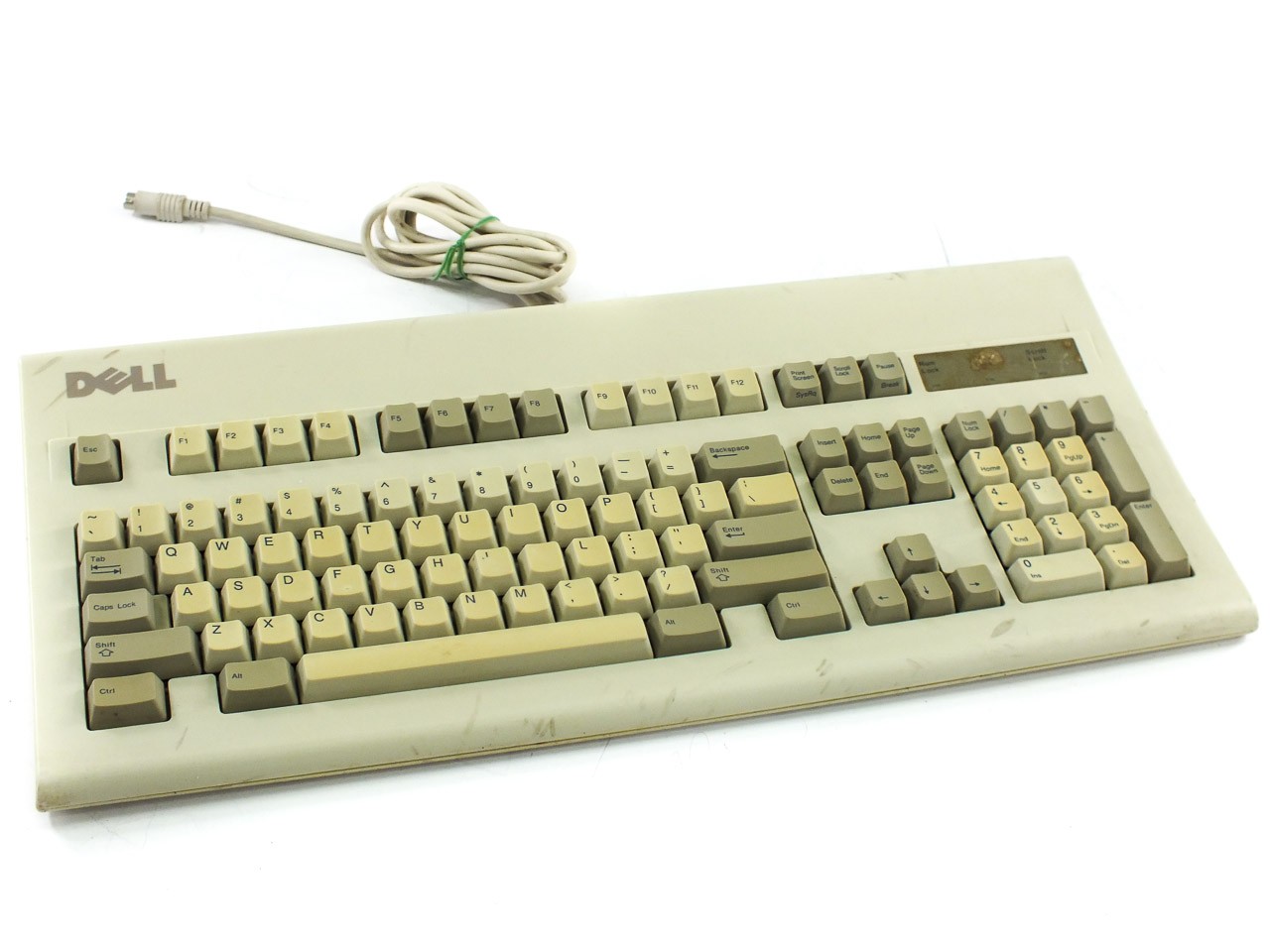 Dell GYUM95SK AT101 Mechanical PS/2 Keyboard Vintage 101-Key For Parts