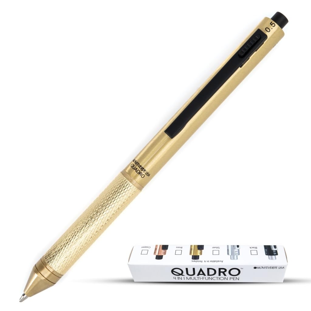 Monteverde Usa Quadro 4-In-1 Multifunction Pen - - - -
