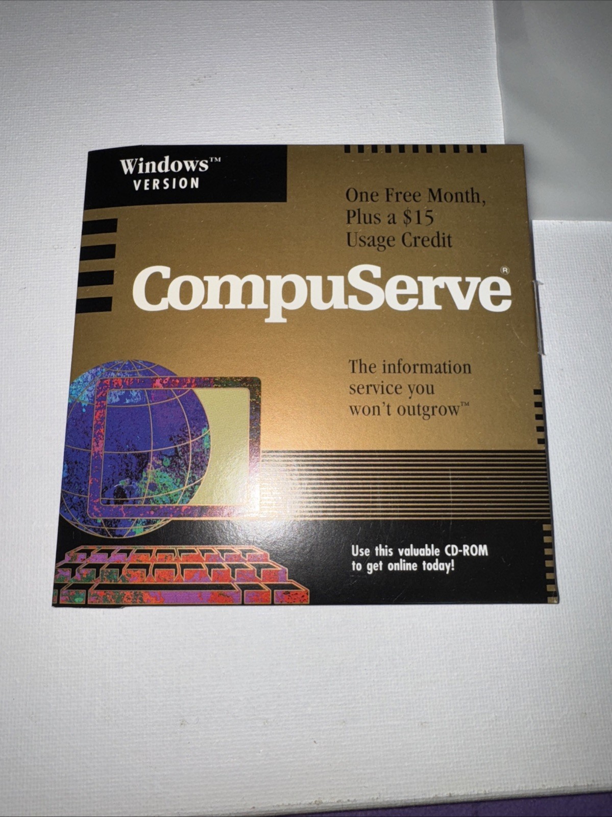 Vintage Windows Compuserve Version Membership