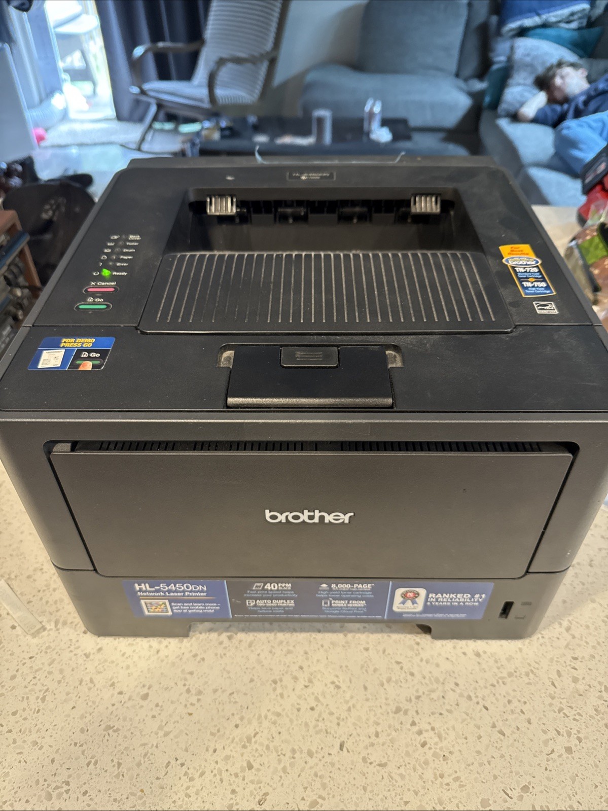 Brother HL-5450DN Workgroup Monochrome Laser Printer