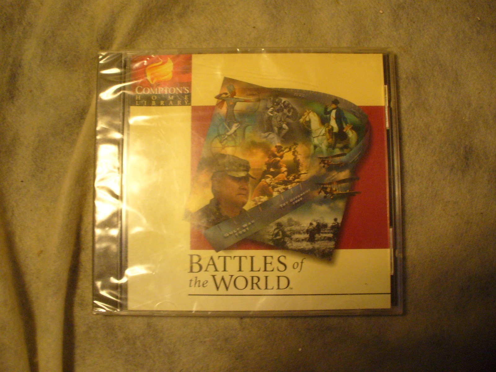 Compton's Home Library: Battles of The World CD-ROM 1996 Brand New & Sealed