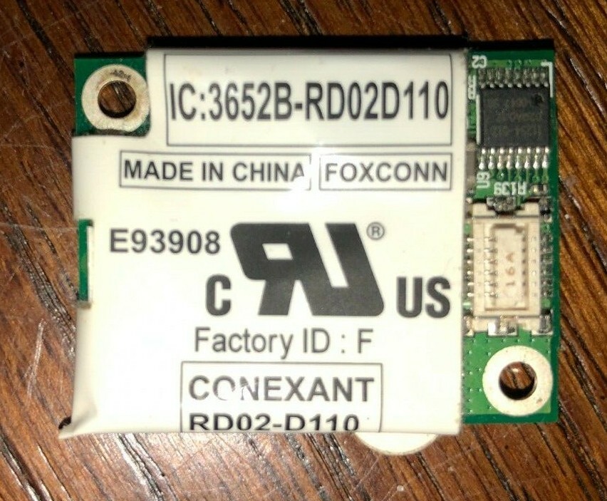 Conexant RD02-D110 3652B-RD02D110 Mini PCI Dial Up Modem 56K. 