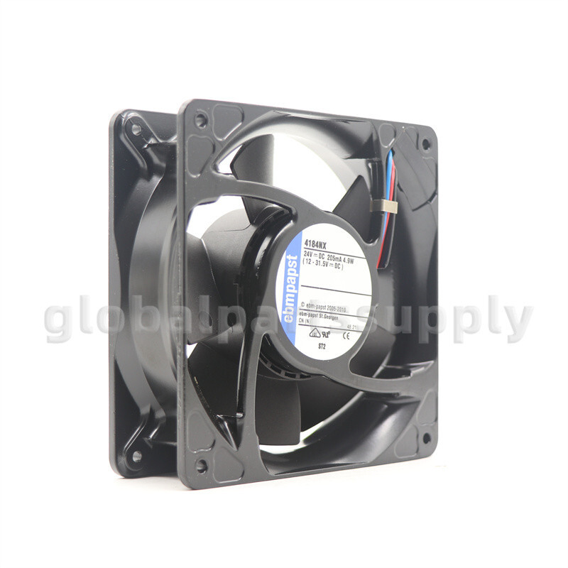 4184NX DC Axial Compact Fan 24V 4.9W 205mA 3200RPM Ebmpapst Fan Laboratory Equip