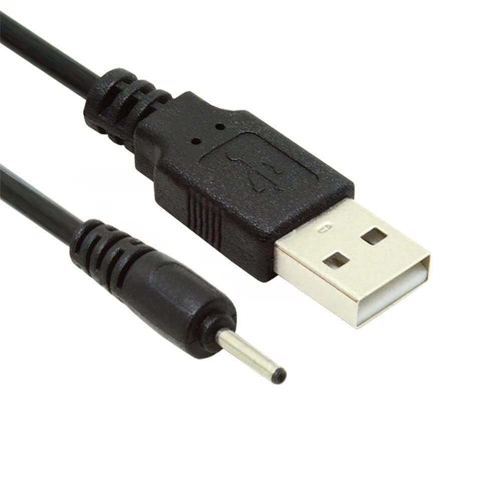 2pcs/lot 24AWG USB 2.0 Male -A to 5V DC 2.0x0.7mm DC Power Round Plug Cable 1...