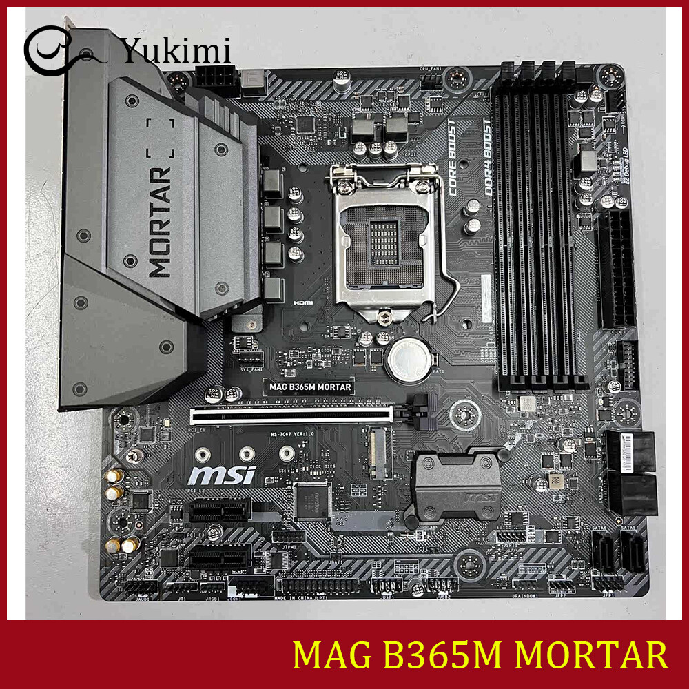 FOR MSI MAG B365M MORTAR LGA1151 64GB HDMI Micro-ATX Motherboard