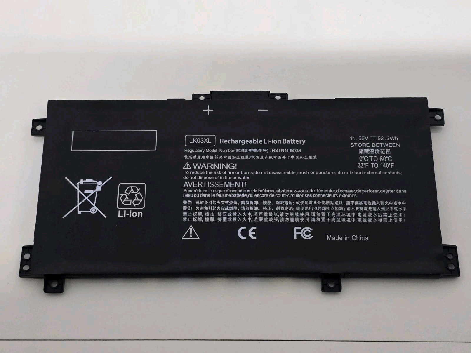 11.55V Laptop Rechargeable Li-Ion Battery LK03XL 