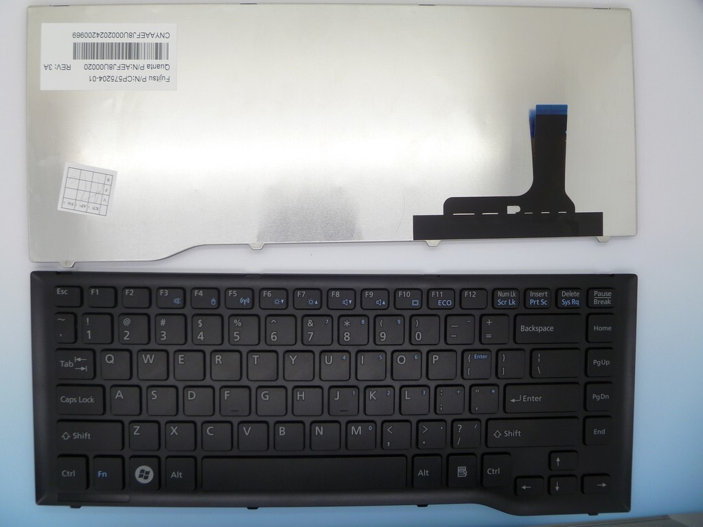 Keyboard For Fujitsu LifeBook LH522 LH532 LH532A LH532B LH532C CP575204-01 New