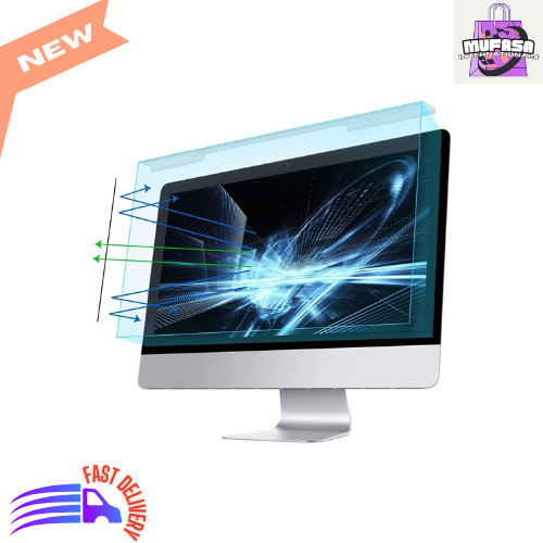 23-24 Inch Blue Light Blocking Screen Protector for Desktop Monitor, Anti-UV