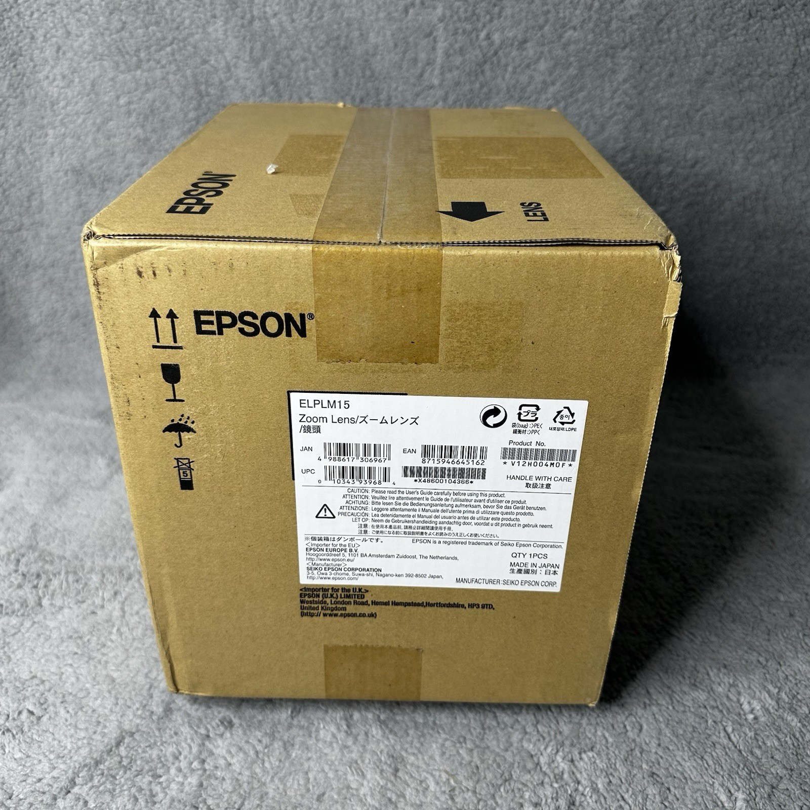 EPSON ELPLM15  Middle Throw Zoom Projector Lens