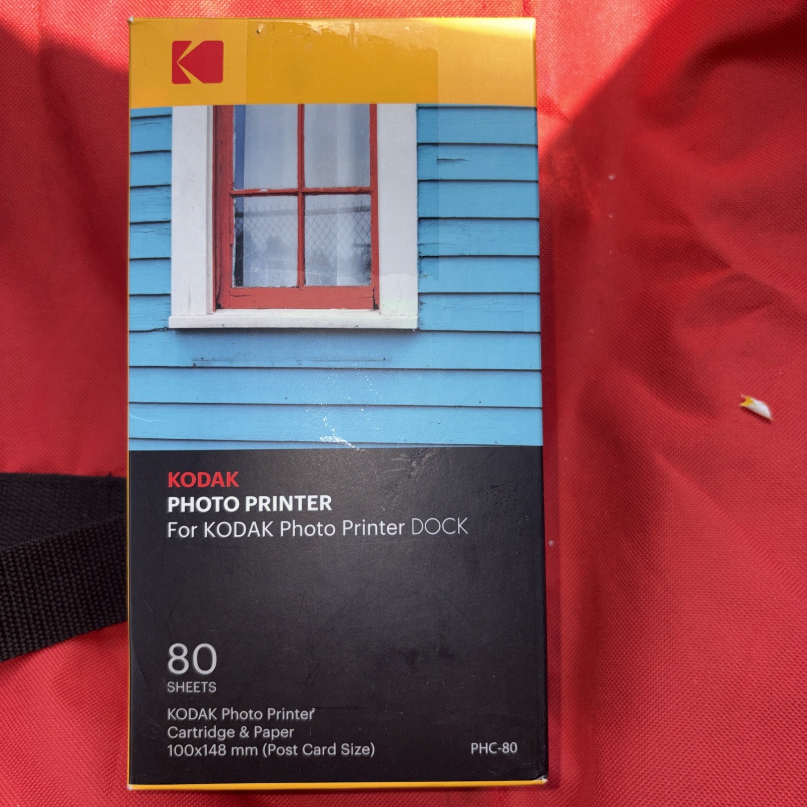 Kodak 1 Cartridge & 80 Sheets Paper For Kodak Printer Dock PHC-80 New Sealed