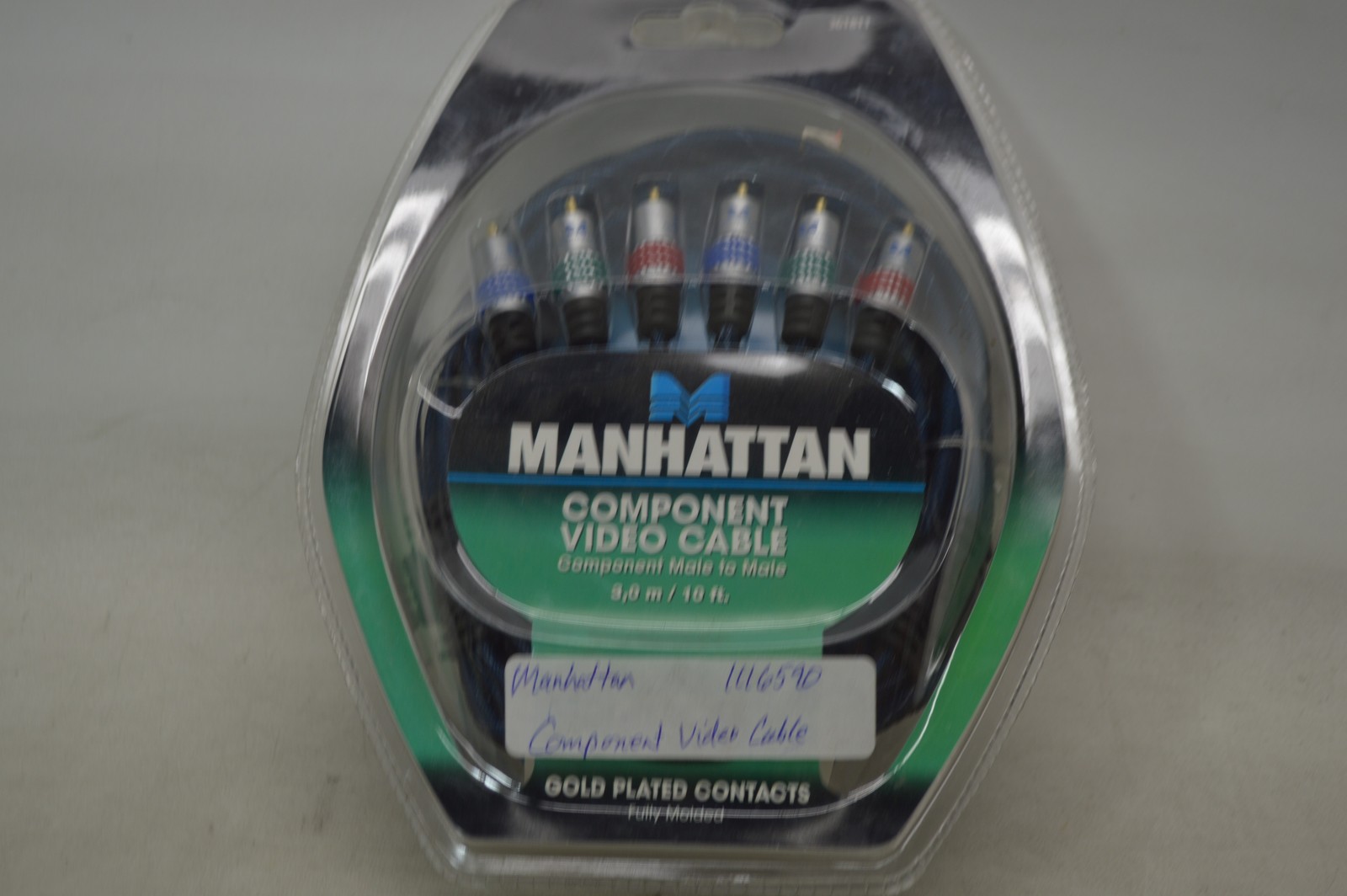 Manhattan Component Video Cable Component Male to Male 3,0 m / 10 ft. *New*
