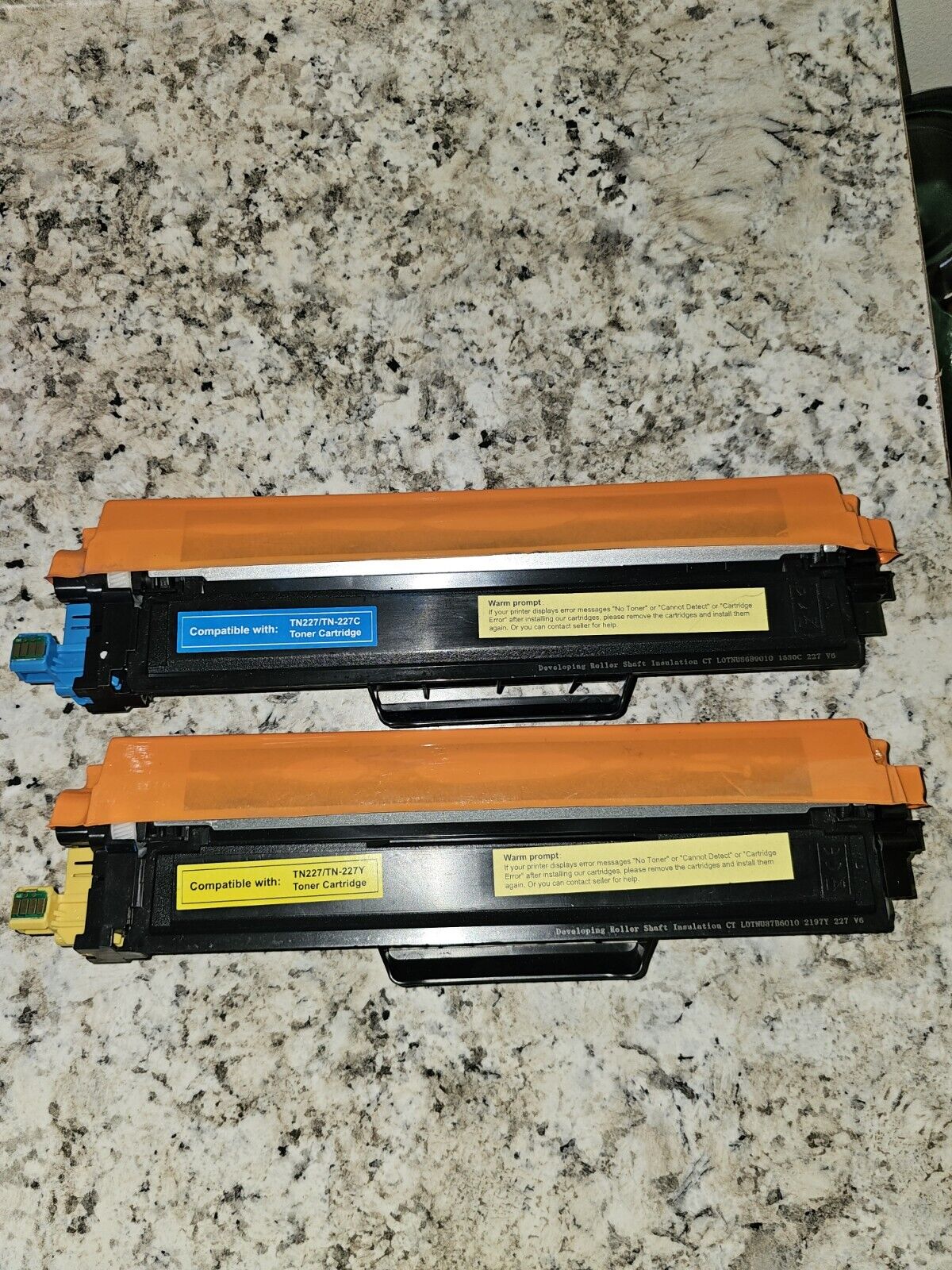 Toner cartridge TN227 Yellow & Blue For Brother Printer (2) Pack