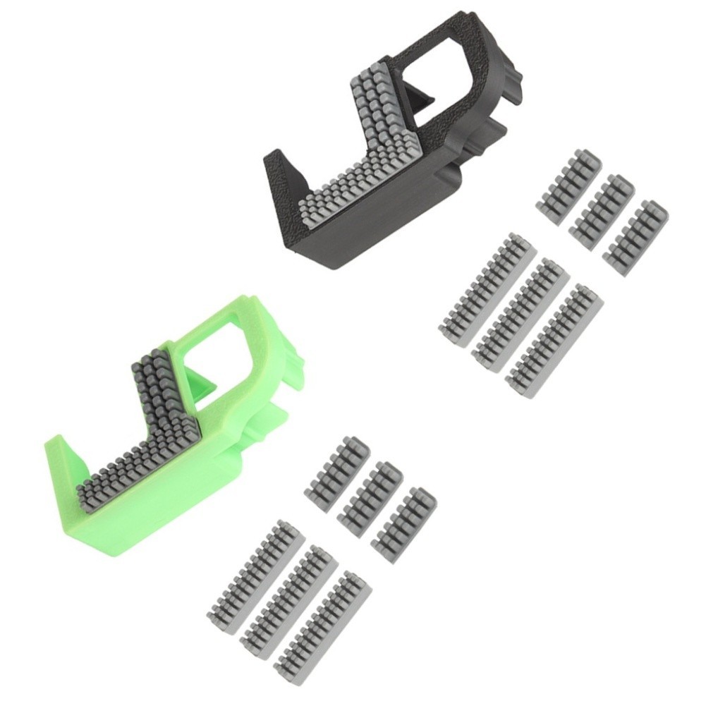 8-Piece Replaceable Brush Head Set for 3D Printer Bed Cleaning with Handles