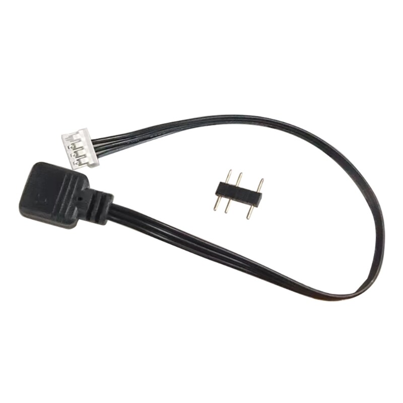 Small 4Pin/6Pin to 5V ARGB 3Pin Fan Controller Adapter Cable for Coolmoon 5V 3P