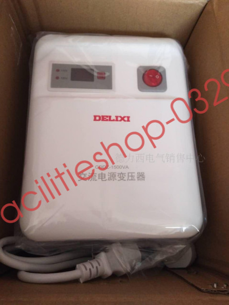 1PCS DELIXI CDDZ-1500W CDDZ-1500VA TRANSFORMER 220V to 110V BRAND DHL/FedEx