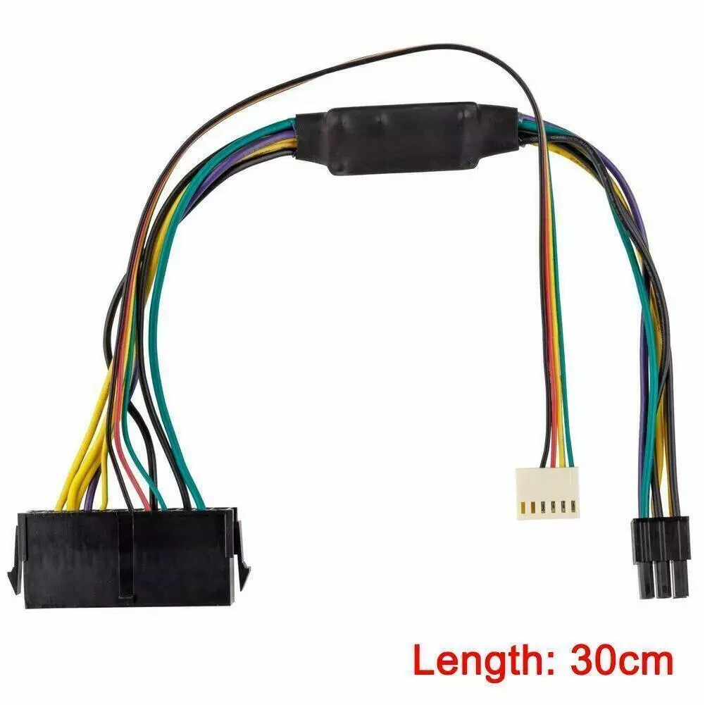 24-Pin to 6-Pin ATX Power Supply Adapter Cable for HP prodesk 800 600 G1 30cm