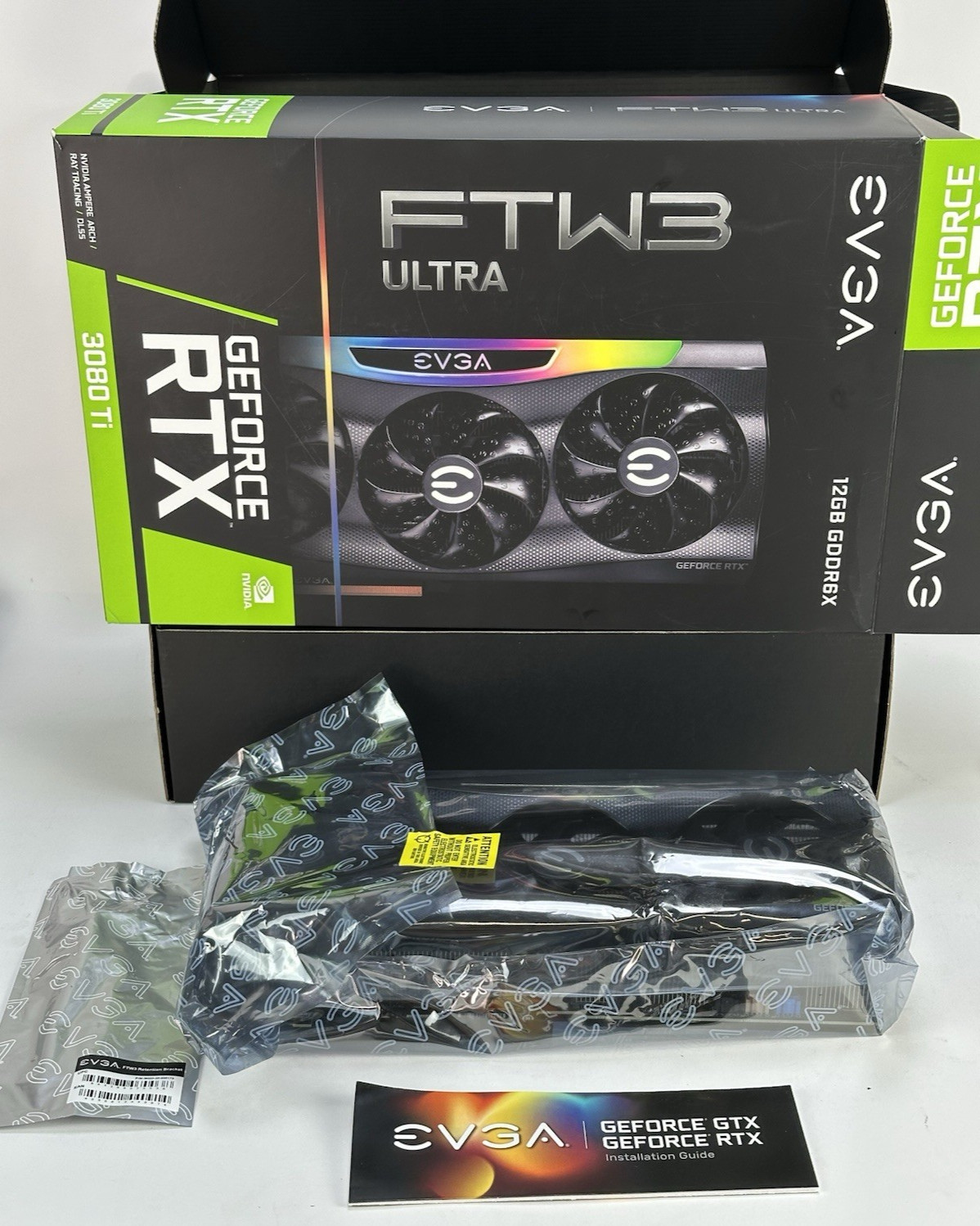 GeForce EVGA RTX 3080 Ti FTW3 GPU Ultra Gaming 12GB GDDR6X 12G-P5-3967-KR