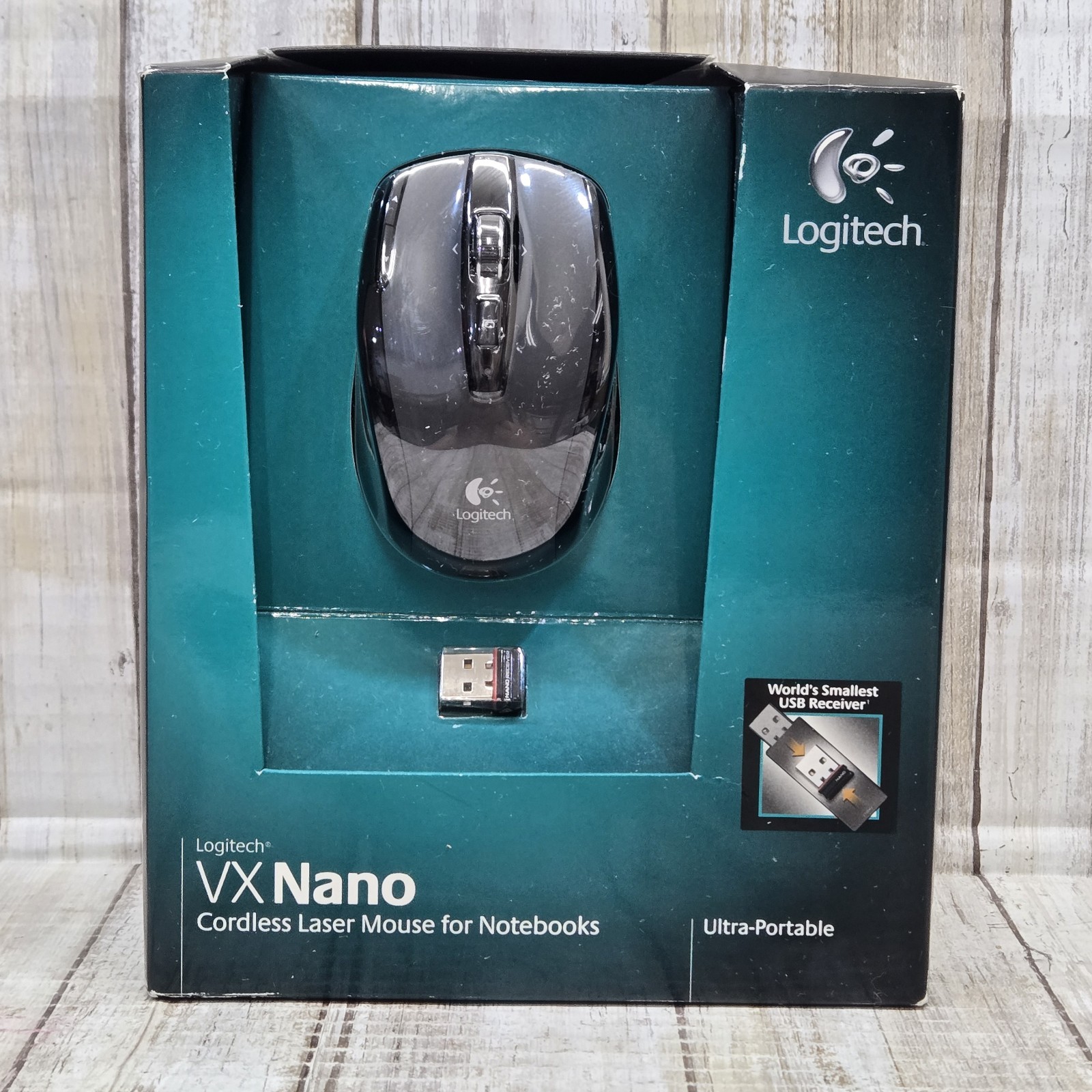New Logitech VX Nano USB Cordless Laser Mouse for Travel Laptop/Notebooks Sealed