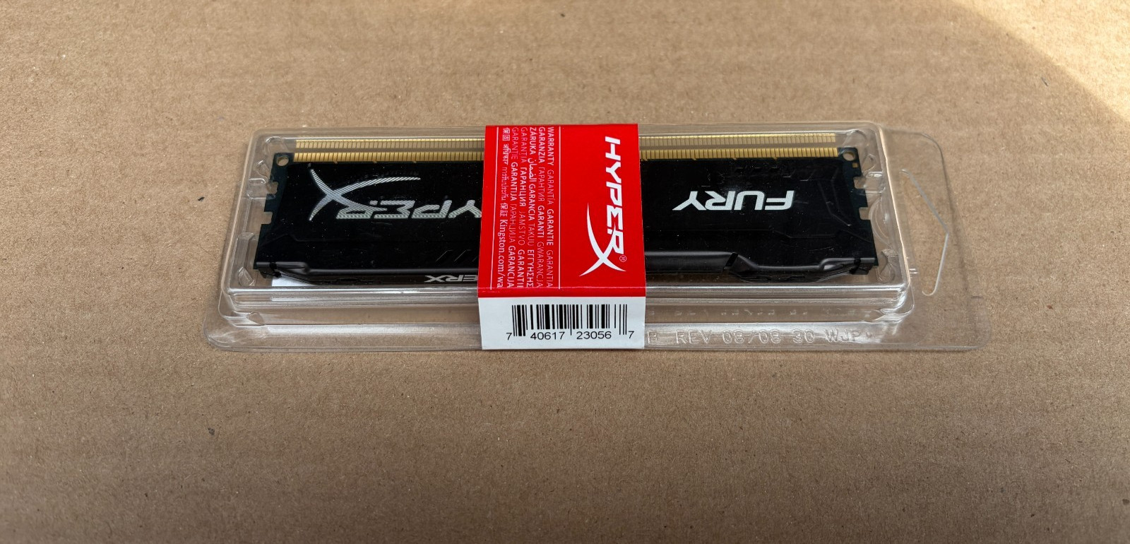 Kingston FURY DDR3 8GB 1866MHz PC3-14900 Desktop RAM 1x8g HX318C10FB/8